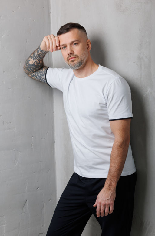 92% хлопок, 8% лайкра спортивная футболка - Relay фото 2