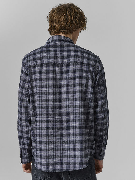 Рубашка мужская прямого кроя в клетку - Mark formelle фото 3