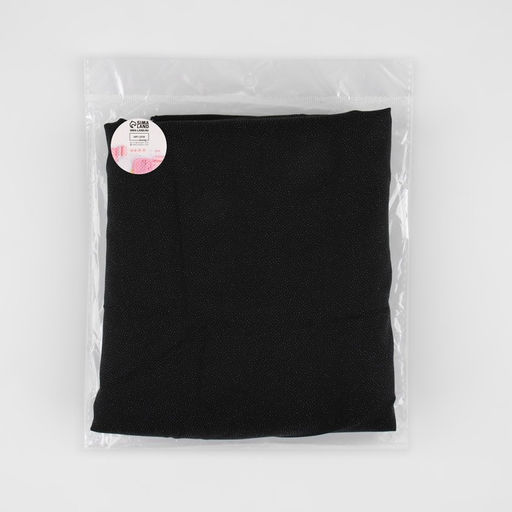 Дублерин клеевой, точечный, 45 г/м², 1.5×1 м, чёрный