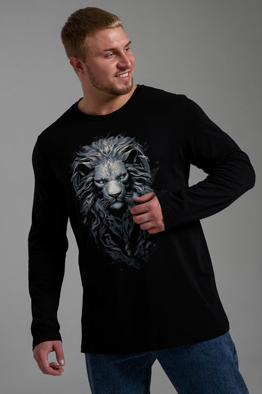 8546 Футболка с длинным рукавом мужская