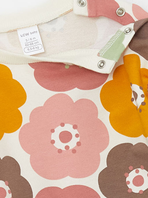 Bisiklet Yaka Uzun Kollu K?z Bebek Kazak ve Tayt 2li Tak?m - Waikiki фото 3