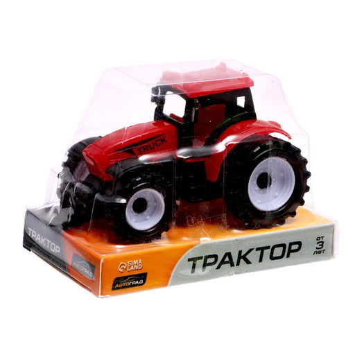 Трактор инерционный Фермер, цвет красный - Автоград фото 4