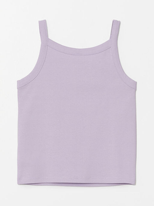 Kare Yaka Basic K?z ?ocuk Crop Atlet - Waikiki фото 2