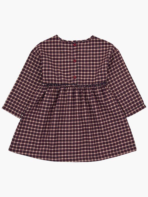 Платье для девочки нарядное детское праздничное в клетку UD 6820 син/крас клетка - Mini maxi фото 9