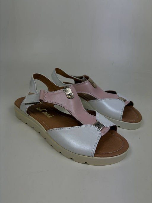 Босоножки EDART 2001.115w.white-pink уценка  фото 2