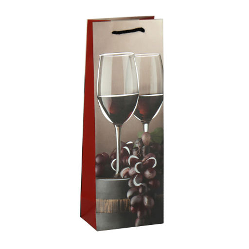 Пакет подарочный 36х12,8х8,4 / С323 /уп 12/720/под бутылку микс - Галеонтрейд фото 4