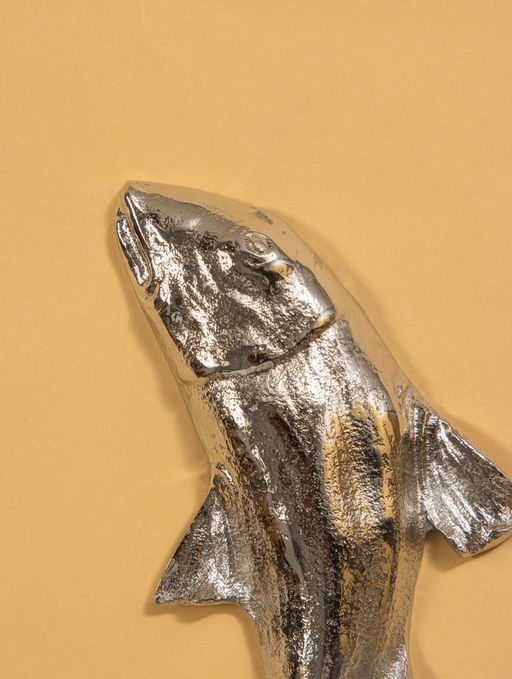 Крючок настенный «Рыба», 9×6.5×28 см, алюминий