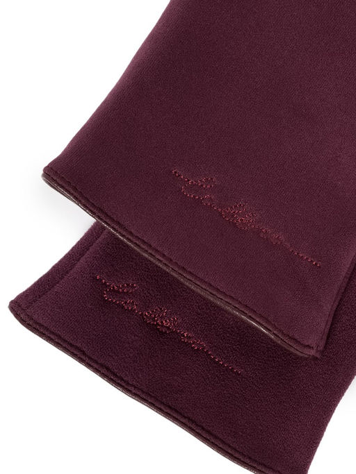 Перчатки жен флис LB-CP-137 plum