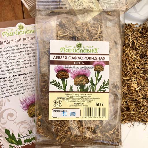 Левзея сафлоровидная (корень) - Мариславна фото 4