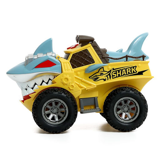 Машина инерционная Shark, свет, цвет жёлтый - Simaland фото 2