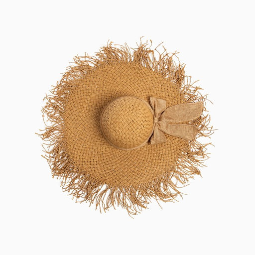 Шляпа женская MINAKU Summer mood, размер 56-58, коричневая