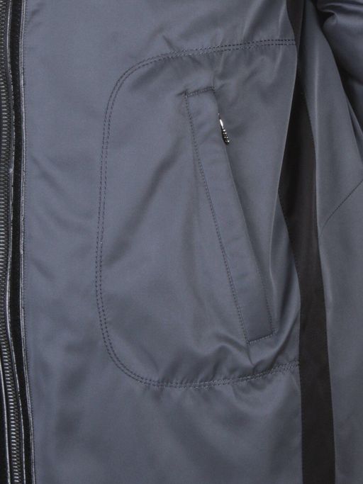 E-1961 DK. GREY Пальто женское с натуральным мехом Evcanbady - Fashion фото 6