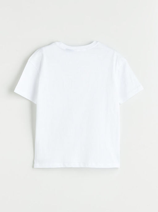 Bisiklet Yaka Superman Bask?l? Erkek ?ocuk Ti??rt