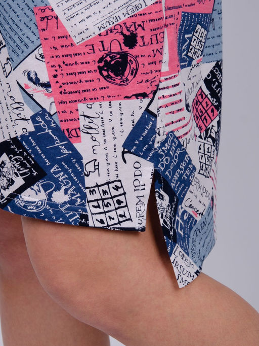 Туника "Блеск" розовая, трикотаж