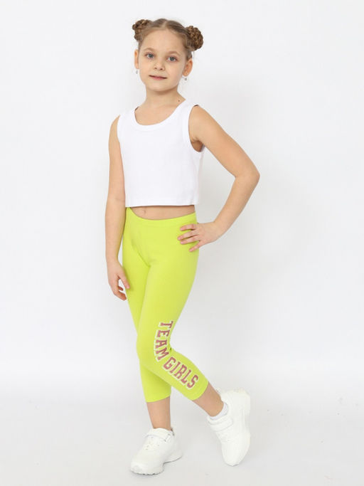 CRB wear/CSKG 70485-36-408 Бриджи для девочки,лайм/Ex.Cherubino  фото 5