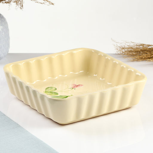 Форма для запекания Псковский гончар «Горох», 1.5 л, 6.5×25 см, керамика, кремовая