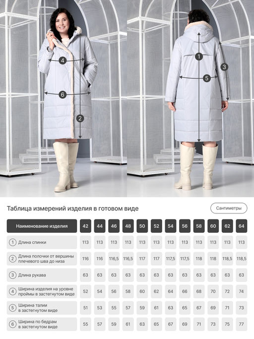 25315 Пальто дем. синий - Dizzyway фото 4