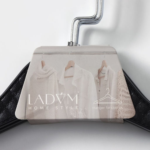 Плечики - вешалки для одежды LaDom Eliot, 44×24 см, 3 шт., чёрные