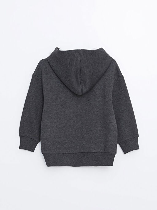 Kap??onlu K?z ?ocuk Kal?n Sweatshirt