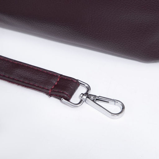 Сумка-мешок на молнии, цвет бордовый - Simaland фото 6