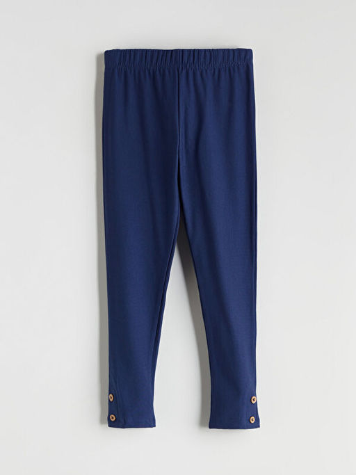 Beli Lastikli Basic K?z ?ocuk Tayt 2li