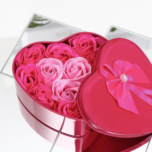 Мыльные розы, фуксия и розовые, набор 11 шт. - SB BEAUTY фото 4