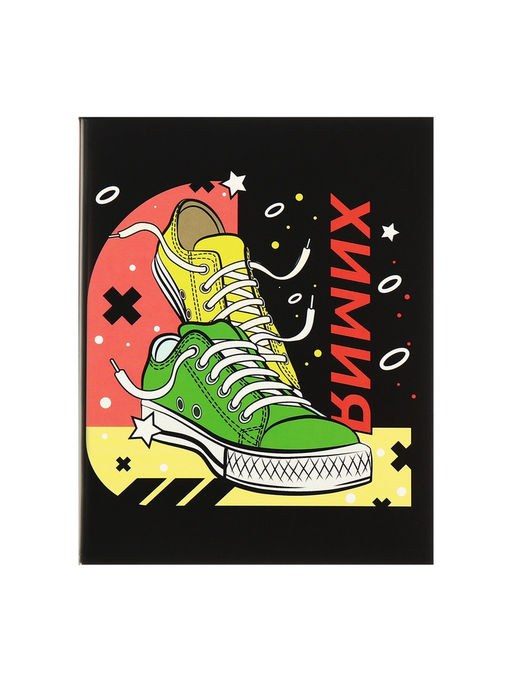 Набор предметных тетрадей Calligrata TOP «Кеды», 12 предметов, 48 листов, со справочным материалом, картонная обложка, глянцевая ламинация, блок офс�...