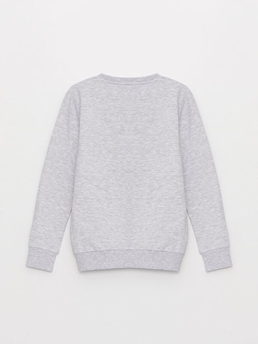 Bisiklet Yaka Sonic Bask?l? Uzun Kollu Erkek ?ocuk Sweatshirt - Waikiki фото 2
