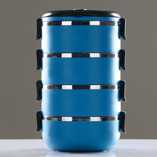 Ланч-бокс Доляна, 2 л, сохраняет тепло 3 ч, 14 х 26 см, микс