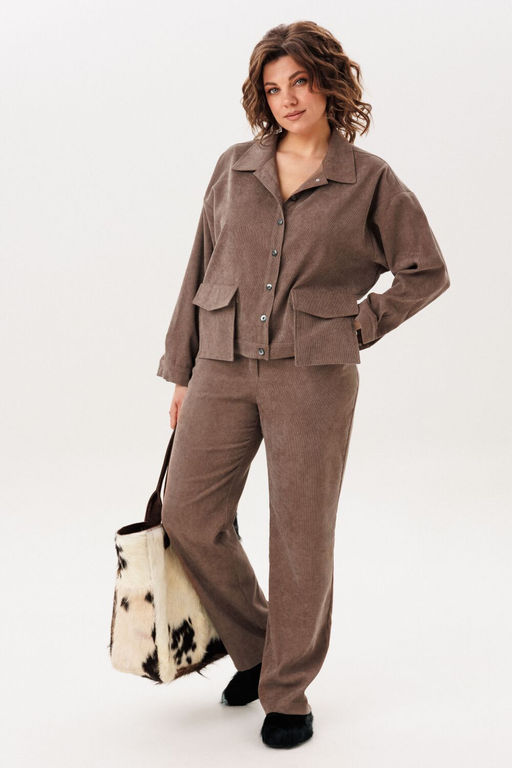 Жакет ANELLI 1528.2 жареный миндаль  фото 9