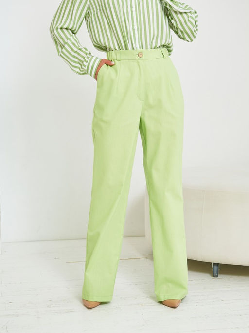 БРЮКИ ВЕНСАНЭ ЛАЙТ ГРИН -