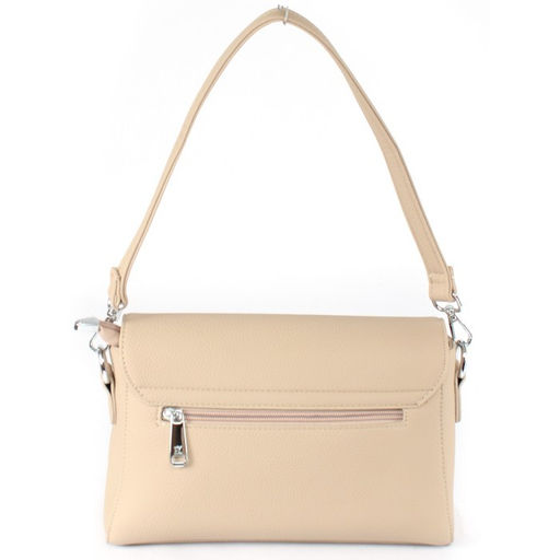 Сумка женская искусственная кожа YDR-2660, 1отд+карм/перег, плечевой ремень, бежевый SALE 259700 - Adelia фото 2