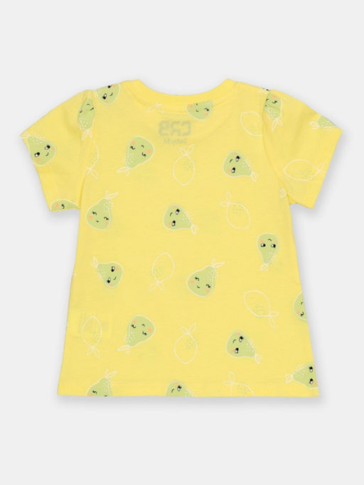 CRB wear/CSBG 63819-30-410 Футболка для девочки,желтый/Ex.Cherubino фото 5