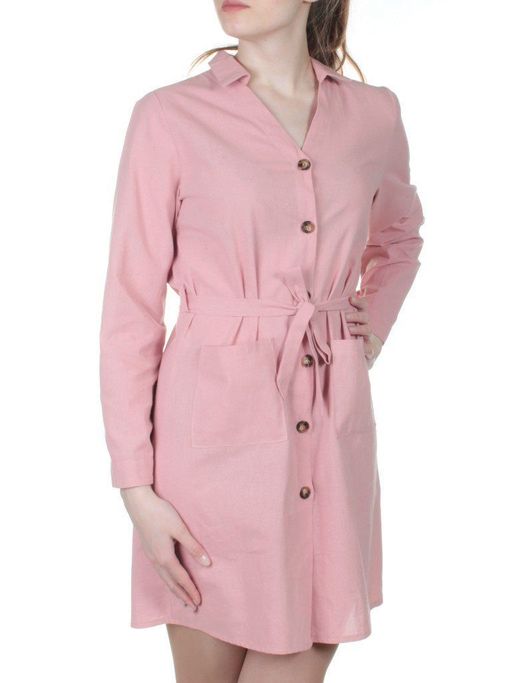 805 PINK Платье летнее хлопковое Fashion