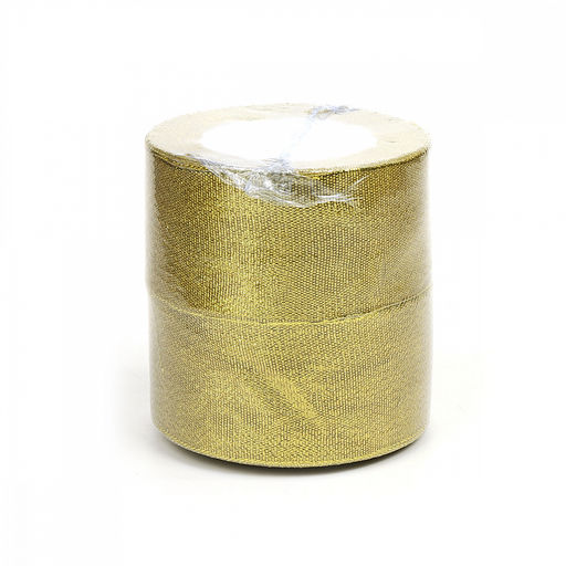 Лента Парча 50мм цв. золото Magic4Hobby набор 2шт*22,85м (1м)