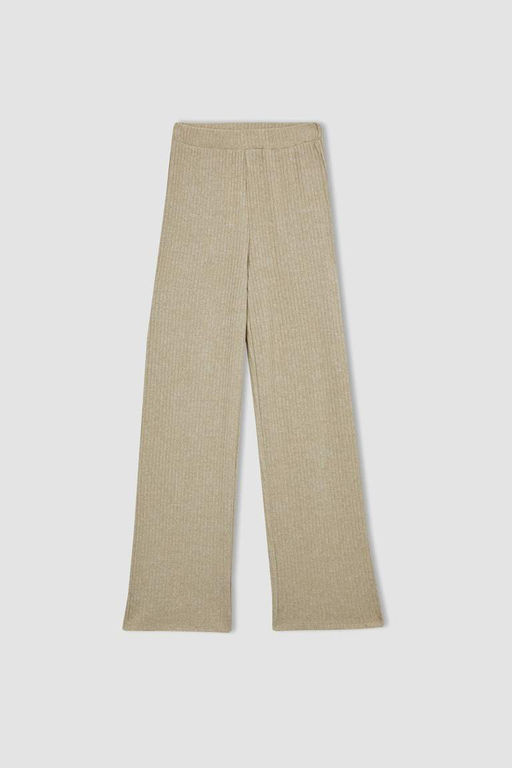 Прямые брюки на бретельках в рубчик Flayer Fit - Defacto фото 8