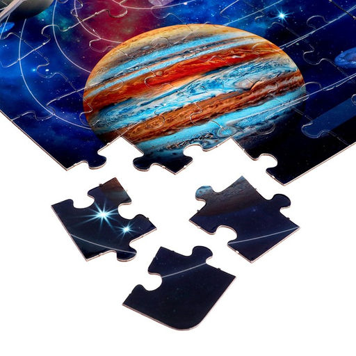 Обучающий пазл Солнечная система, с наклейками и карточками - Puzzle time фото 4