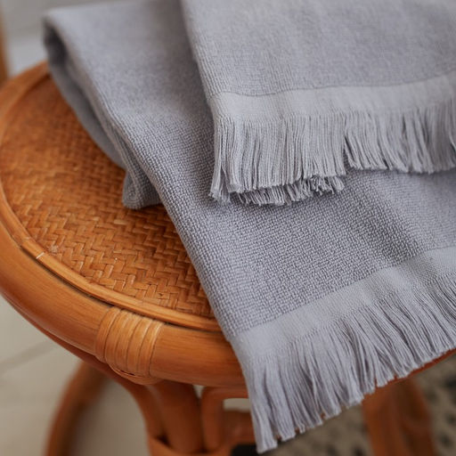 Полотенце махровое Love Life Fringe, 50х90 см, цвет серый, 100% хлопок, 380 гр/м2 - Lovelife фото 7