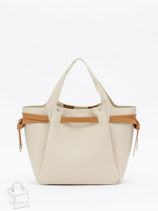 Сумка женская кожаная 52982OS off white Polina&Eiterou в Новосибирске  фото 3