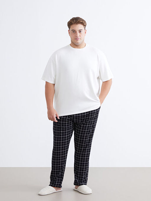 Standart Kal?p Ekose Erkek Pijama Alt