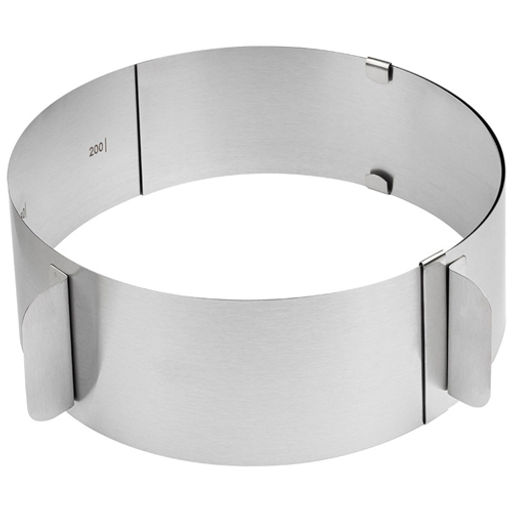 Форма для выпечки раздвижная (кулинарное кольцо) TORTA, диам. 16-30 см арт.108344 /MALLONY/