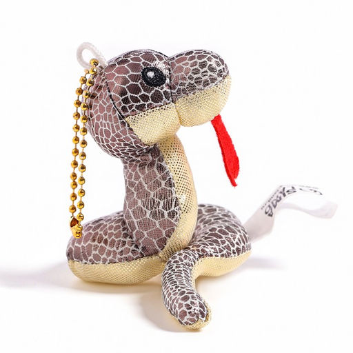 Мягкая игрушка Змея, блестящая, на подвесе, 7 см, цвет МИКС - Simaland фото 3