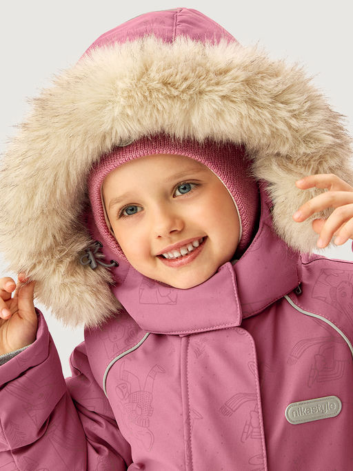 Комбинезон 8з0826 ягодный мусс/серый