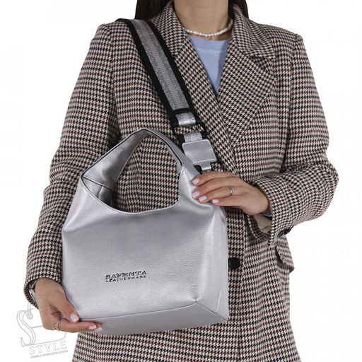 Сумка женская 5184 silver Velina Fabbiano-Safenta в Новосибирске  фото 2