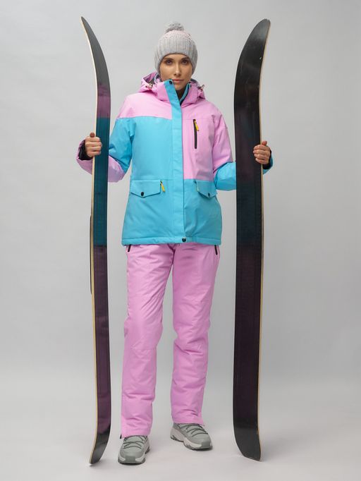 Горнолыжный костюм женский фиолетового цвета 02302F - Chunmai фото 2