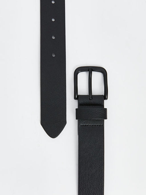 Deri G?r?n?ml? Erkek Kemer