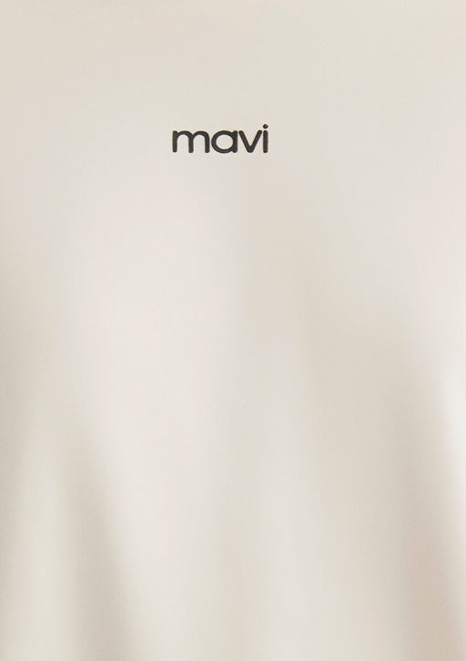 Mavi Logo Bask?l? Beyaz Tisort  фото 6