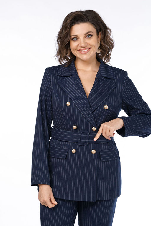 Костюм ALANI 2486 синия полоска