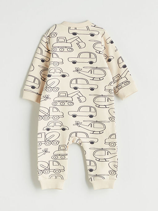 Bask?l? Erkek Bebek ??t??tl? Tulum