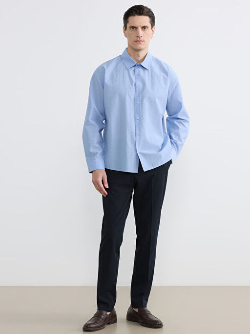 Regular Fit Poplin Erkek G?mlek